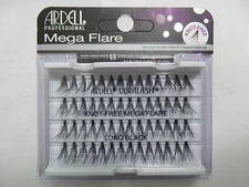(LOT OF 20) Ardell MEGA Knot-Free Flares LONG Individual Eyelashes -NEW-