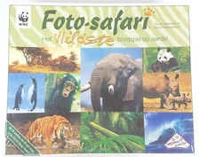 World Wildlife Fund Foto-Safari Board Game Identity Games Dutch 2003 NEW