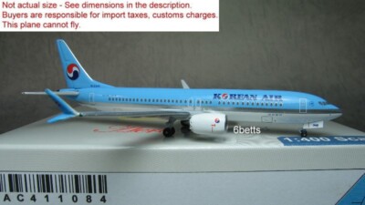 Aeroclassics 1/400 Korean Air B737 Max 8 HL8348 Diecast Metal