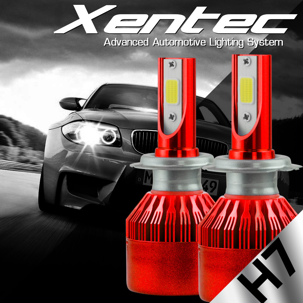 XENTEC LED HID Headlight kit H7 White for Mercedes-Benz C200 2001