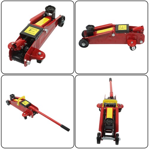 New Universal Hydraulic Floor Jack Trolley Low Profile Car Quick Lifting 2 Ton - Picture 6 of 14