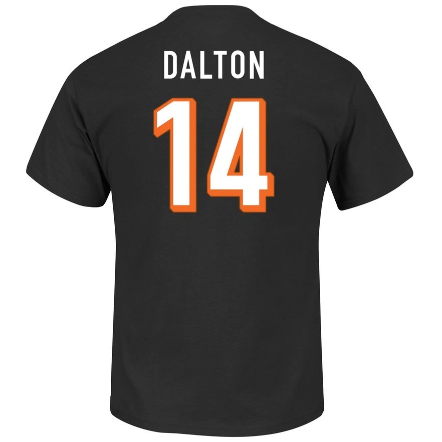 Men's NFL Cincinnati Bengals Andy Dalton #14 Adult Jersey T-Shirt Tee Shirt MED - Image 3 of 4