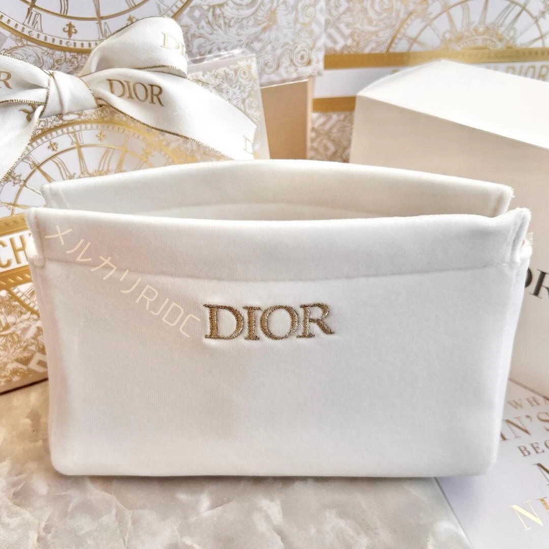 Pochette à parfum Dior PRESTIGE 2024 limitée or blanc avec boite 18 x 11,5 x 8 cm
