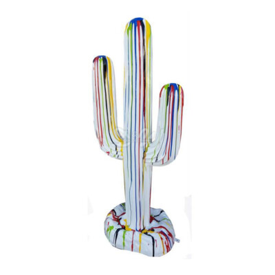 DEKO KAKTUS BUNT WEI 184 cm Garten Werbe Figur Pflanze Wste Dekoration  Statue | eBay.de