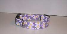 Wet Nose Designs Daisy Daisy Floral Dog Collar Flowers Spring Springtime Purple