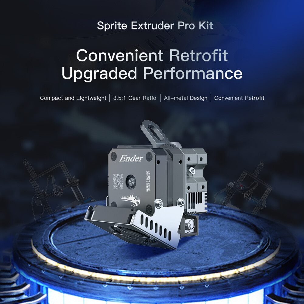 Creality Sprite Extruder Pro Kit 300℃ Printing for Ender 3/V2/pro/Max