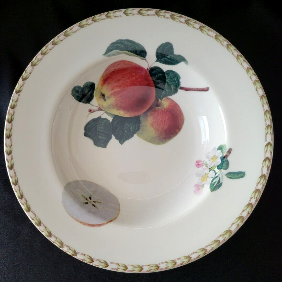 Queen Hookers Fruit Rimmed Soup Bowls Set of 8.5 Inch