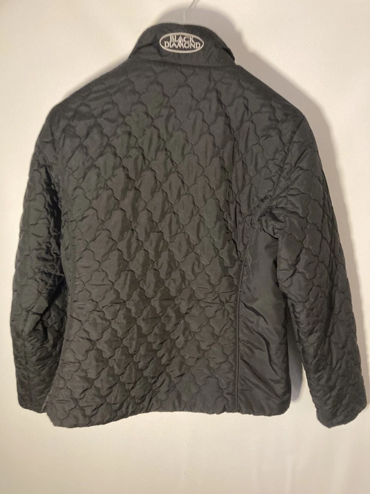 Chaqueta acolchada forrada de lana Black Diamond para mujer talla L en negro Foto 4 de 4