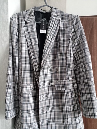 Check Belted Jacket - Picture 4 of 4