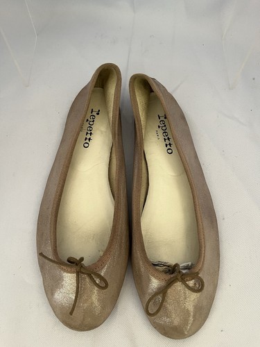 Repetto Metallic Light Pink Shoes Sz 37.5 - Picture 8 of 8