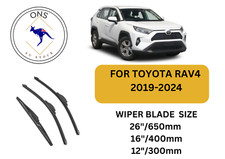 WIPER BLADES FOR TOYOTA RAV4 2019-2023