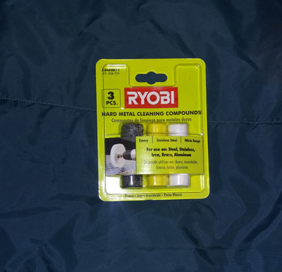 Ryobi Hard Metal Cleaning Compound Set (3-Piece) NEW IN BOX