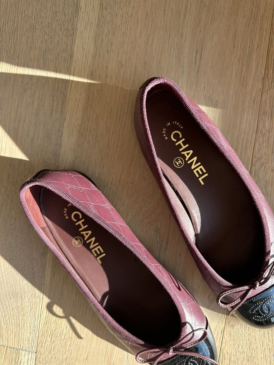 Chanel Ballerina 24k Burgundy Chanel flats 37.5 - Burgandy Chanel Ballerina 24k Burgundy Chanel flats 37.5 - Burgandy