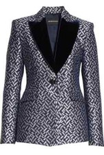 NEW, Emporio Armani geo jacquard blazer Size 46 US S SJ1932