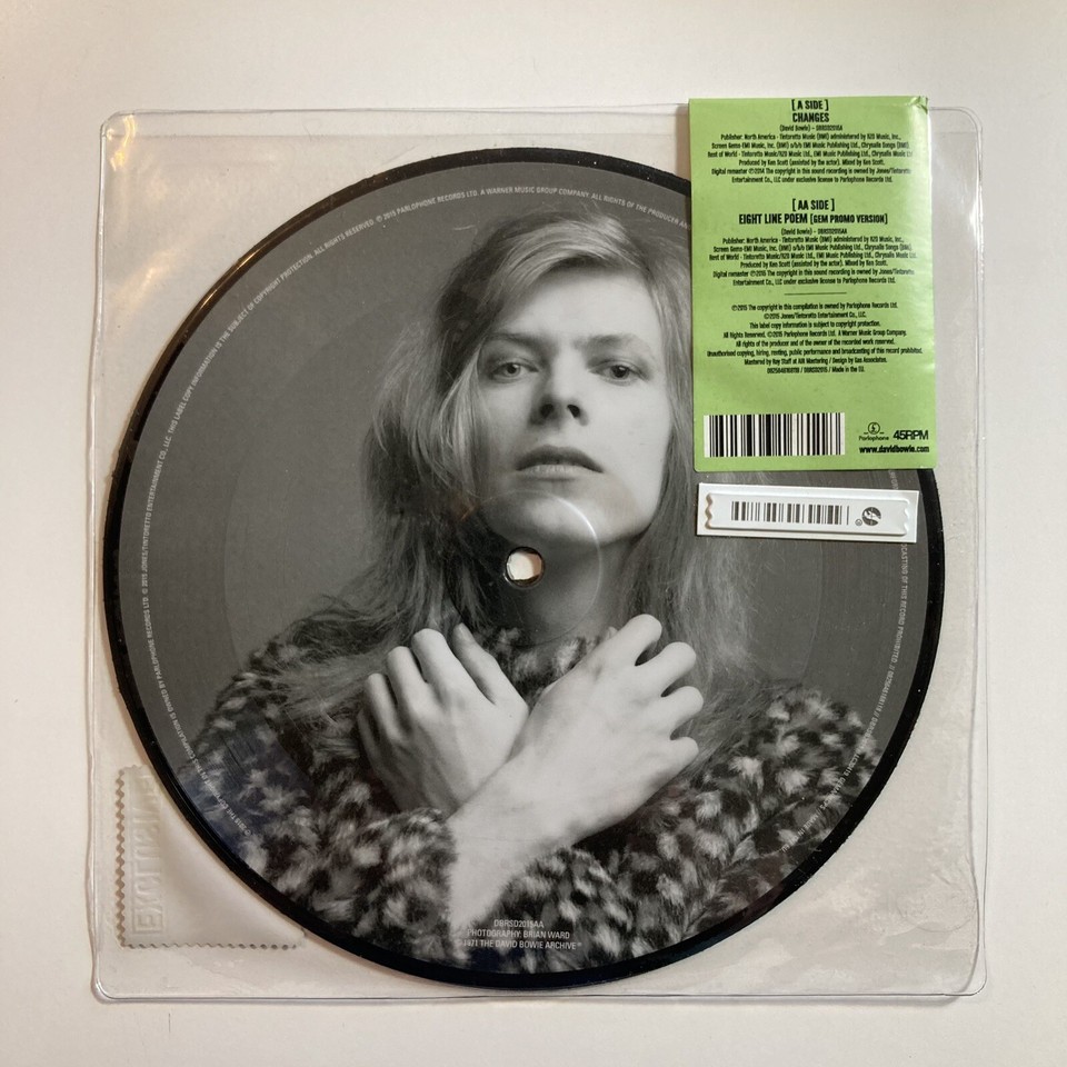 DAVID BOWIE Changes 40th Anniversary 7" Picture Disc Mint New 2015 | eBay