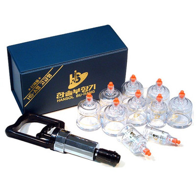 Hansol Buhang (10pcs Cups) Medical Massage Device Professional Cupping Set 