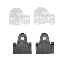 New 4 Pc Front Driver Window Regulator Glass Guide Sash Clips Grand Am Alero