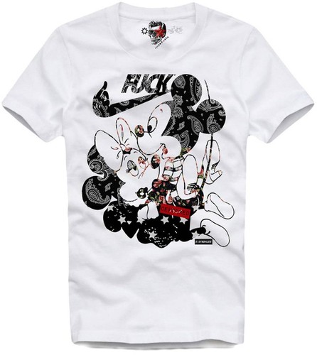E1SYNDICATE T SHIRT MICKEY RAT MINNIE 