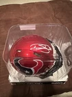 Dalton Schultz Autographed Texans (In White) Flash Speed Mini Helmet Beckett