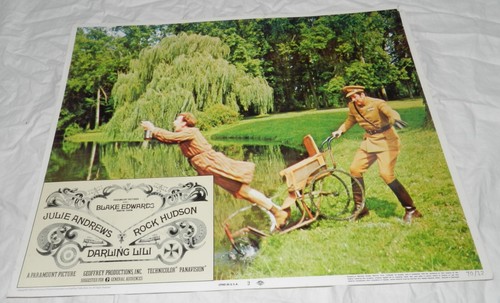 Set mit 8 Film-Lobbykarten - Darling Lili, 1969, Julie Andrews, Rock Hudson - Bild 2 von 11