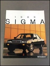 1989 Mitsubishi Sigma 14-page Car Sales Brochure Catalog - Galant