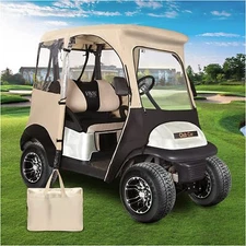 Heavy Duty Golf Cart Enclosure for Club Car Precedent 2 Passenger 600D Cover