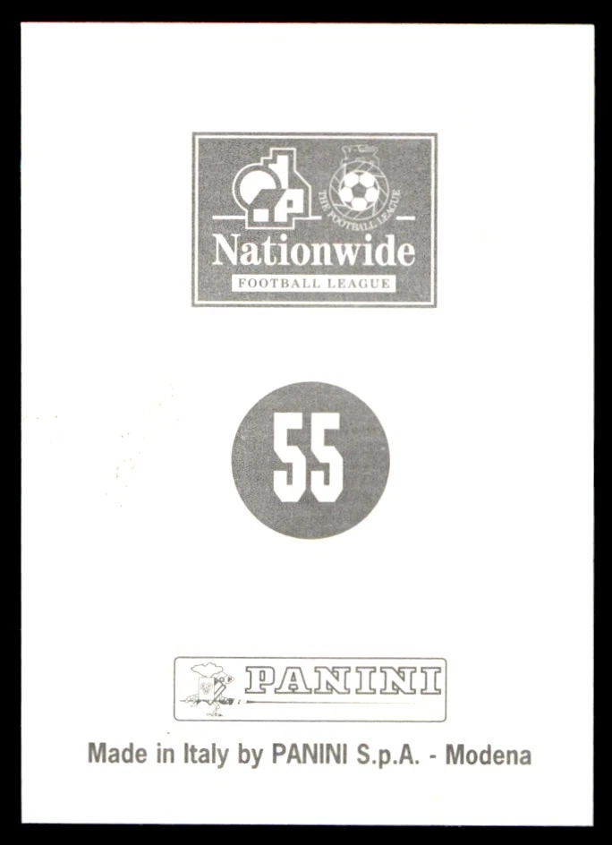 Panini 1st Division 1996-1997 Andy Kiwomya Bradford City No. 55 - Image 2 of 2