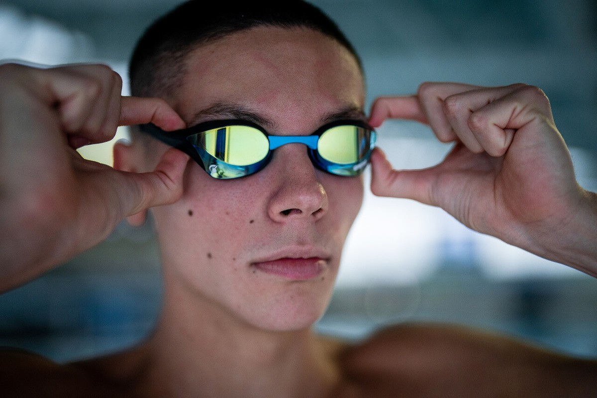 Lunettes de natation Arena Cobra Ultra Swipe Mirror Bleu/Argent ARENA