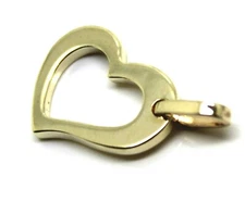 Kaedesigns New Genuine Small 9k 9ct Yellow Gold Open Heart Pendant