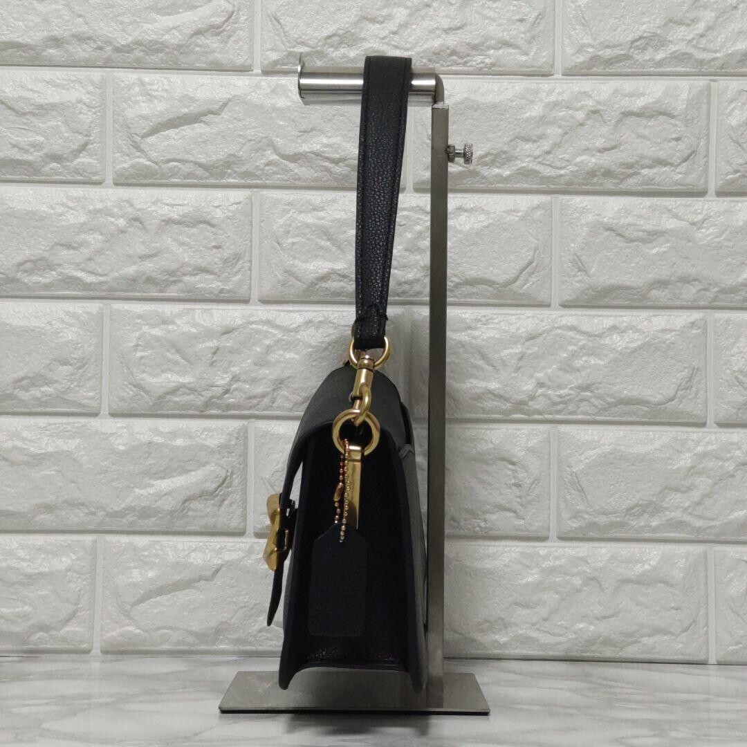【COACH】タビー ショルダーバッグ26 ブラック×ゴールド F73995 COACH】タビー ショルダーバッグ26 ブラック×ゴールド F73995