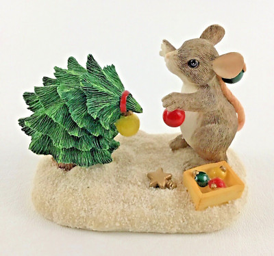 NIB Fitz and Floyd Charming Tails ''PLEASE, JUST ONE MORE....'' Figurine 87/625