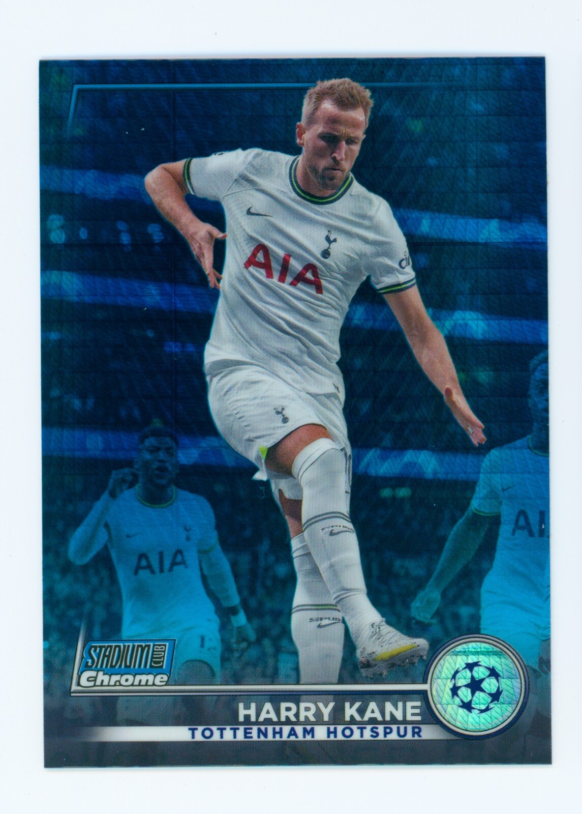 2022 23 Harry Kane Topps Stadium Club Chrome Blue Prism Refractor 2022-23-harry-kane-topps-stadium-club-chrome-blue-prism-refractor