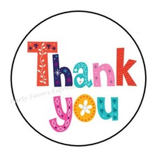 THANK YOU ENVELOPE SEALS LABELS STICKERS PARTY FAVORS