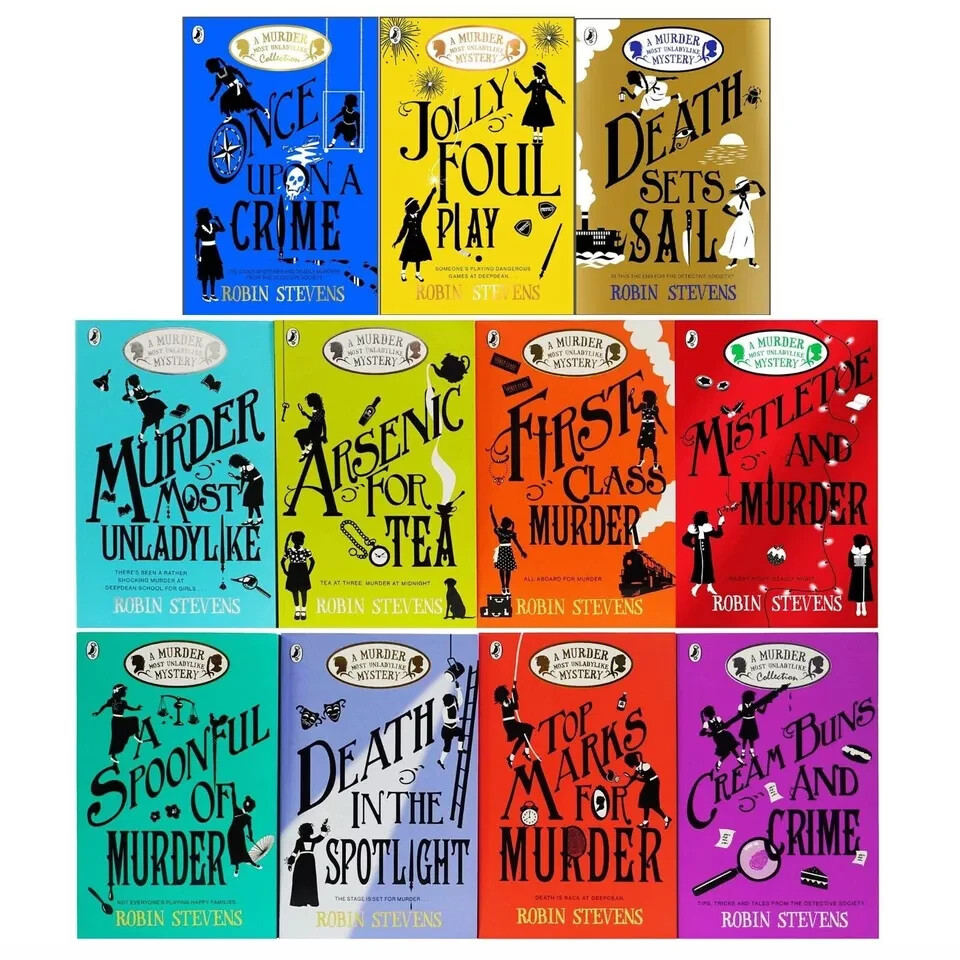 A Murder Most Unladylike Mystery Series 11 Books Collection Set by Robin Stevens