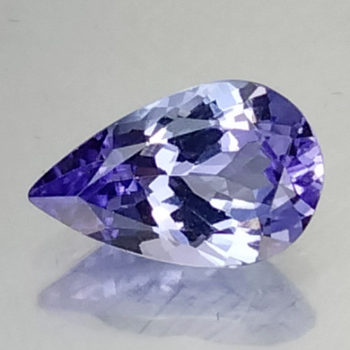 Tanzanite en poire 1,20Cts de qualité joaillerie pour création de bijoux d'exception