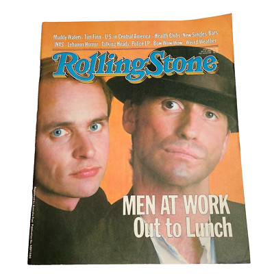 Men At Work Rolling Stone Magazine Issue No.366 July 1983 RARE