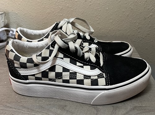 chaussures checkerboard old skool platform