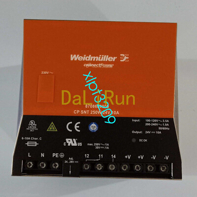 1PCS 8708680000 CP SNT 250W 24V 10A  Power For Weidmuller New