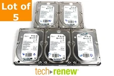 Lot of 5 HPE MB4000JVYZQ | 3.5" SAS | 4TB 12G HDD | PN 846523-004 | ST4000NM0025