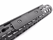 Set of 3 Matt Black 3.9" KEYMOD Rail Textured Panel Cover Protectors