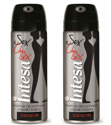 INTESA UNISEX SEX ATTRACTION 2 x 125ml Parfum Deodorant