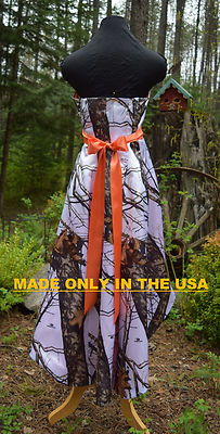 NEW Satin Camo Wedding Dress/Gown-Hi-Low- short halter 'Maci' MADE in the USA*** | eBay NEW Satin Camo Wedding Dress/Gown-Hi-Low- short halter 'Maci' MADE in the USA*** | eBay