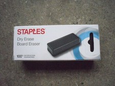 New 4 X Staples Dry-Erase Eraser 13612