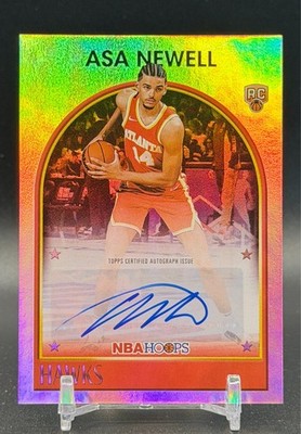 2025-26 Topps NBA Hoops - Asa Newell #89S-AN (RC) 1989 Signatures Rookie Auto SP