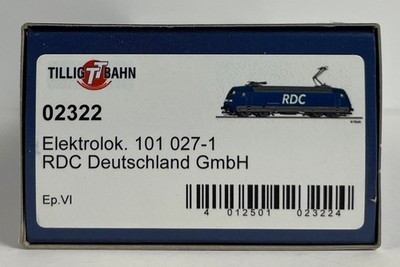 Tillig 02322 Elektrolokomotive 101 027-1 der RDC Deutschland GmbH, Ep. VI - Einm