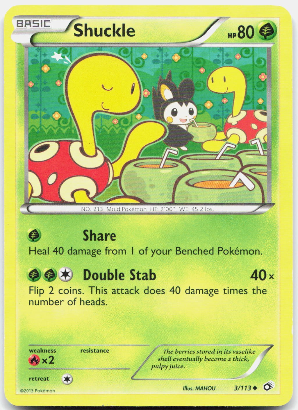Shuckle Uncommon Legendary Treasures 3/113 NM