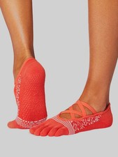 ToeSox Elle Tec Full Toe Women's Yoga Socks Grip Yoga Pilates Dancing Sport