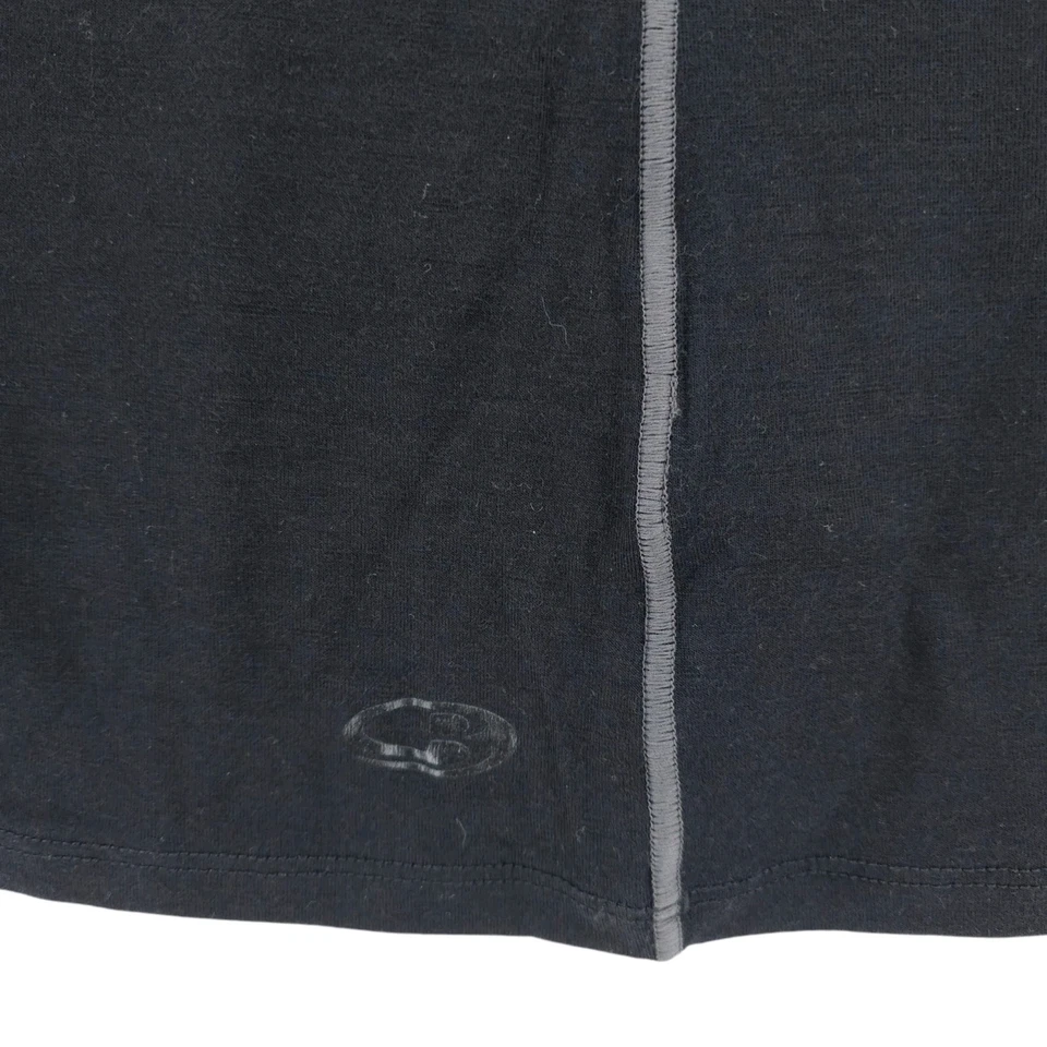 ICEBREAKER Para hombres Merino 150 Anatomica SS Negro Capa Base Ropa Interior Crewe Top XL Foto 3 de 4