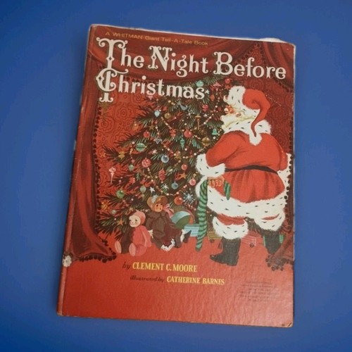 The Night Before Christmas- Moore, Barnes- 1st Ed Hard Whitman Unpaginated 1960 - Picture 11 of 11