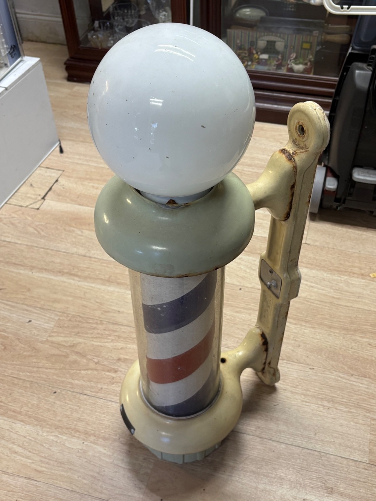 1920 Koken Ceramic Barber Pole Number 1467